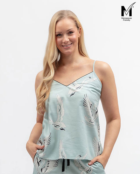 Grace Womens Swan Print Cami