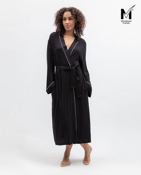Grace Womens Jersey Long Dressing Gown