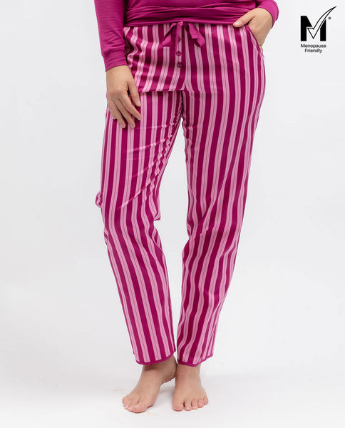 Belle Womens Printed Stripe Pyjama Bottoms