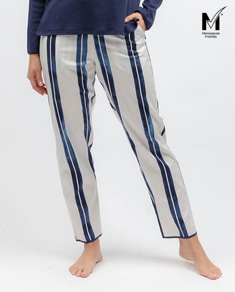 Celestial Nights Womens Printed Stripe Pyjama Bottoms