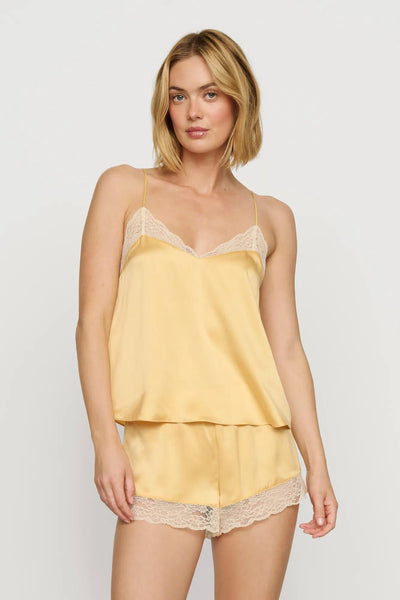 Washable Silk Lace Cami & Short Set