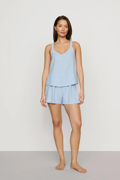 Linen Blend Relaxed Short