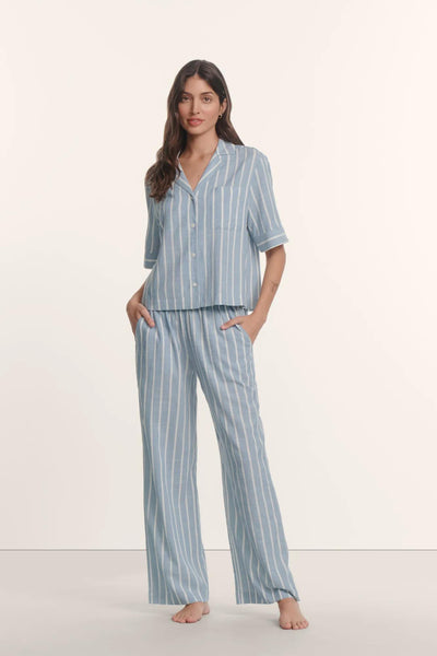 Nautico Relaxed Short Sleeve & Pant PJ Set