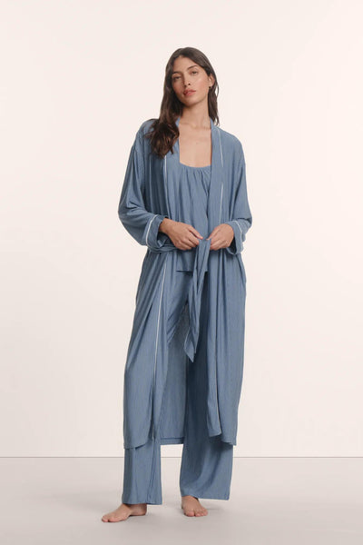 Gisele Printed TENCEL™ Modal Long Robe